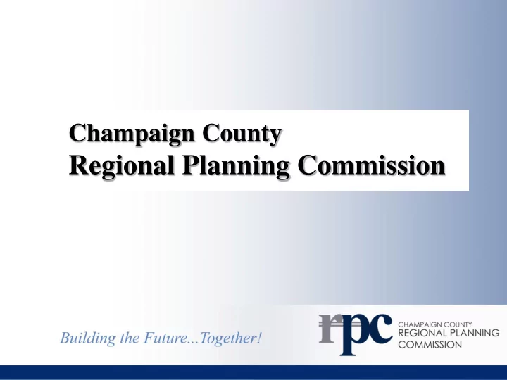 regional planning commission brookens administrative