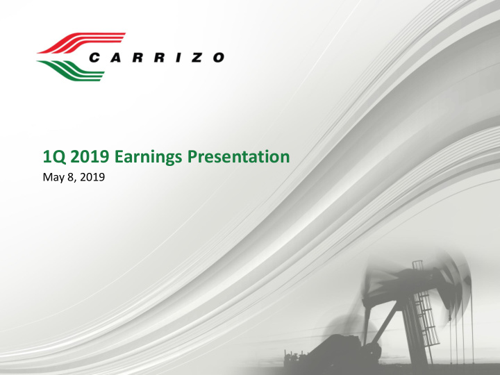 1q 2019 earnings presentation
