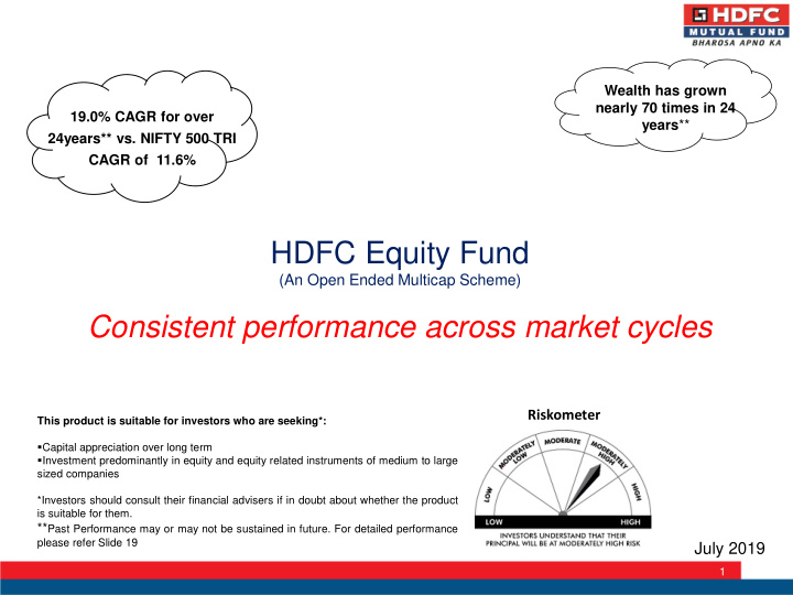 consistent performance across market cycles