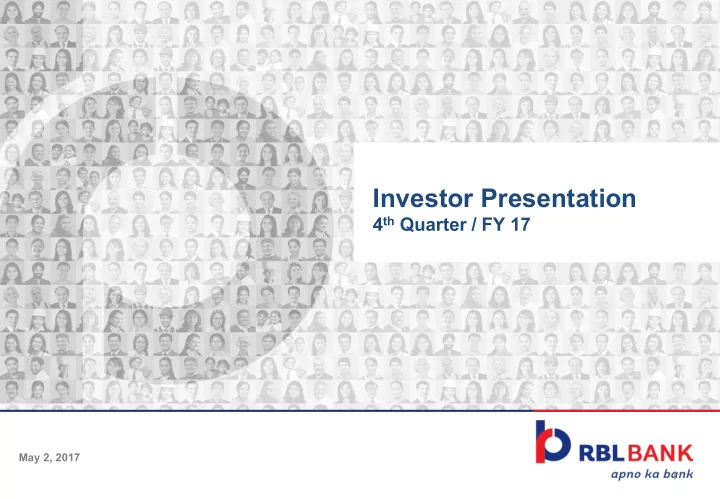 investor presentation