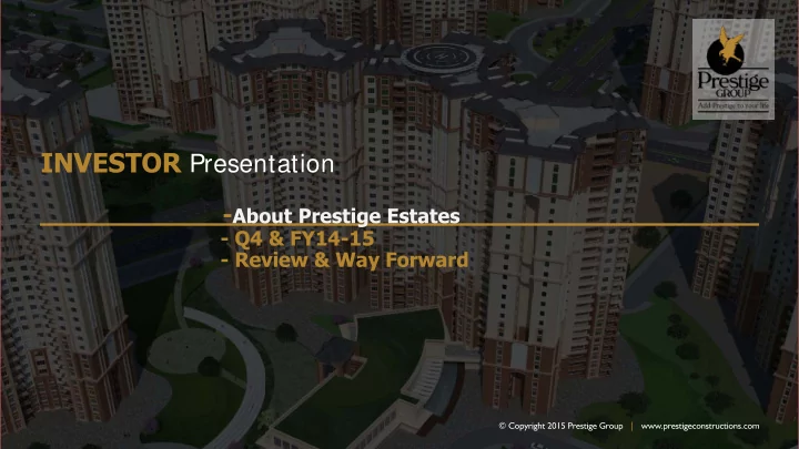 about prestige