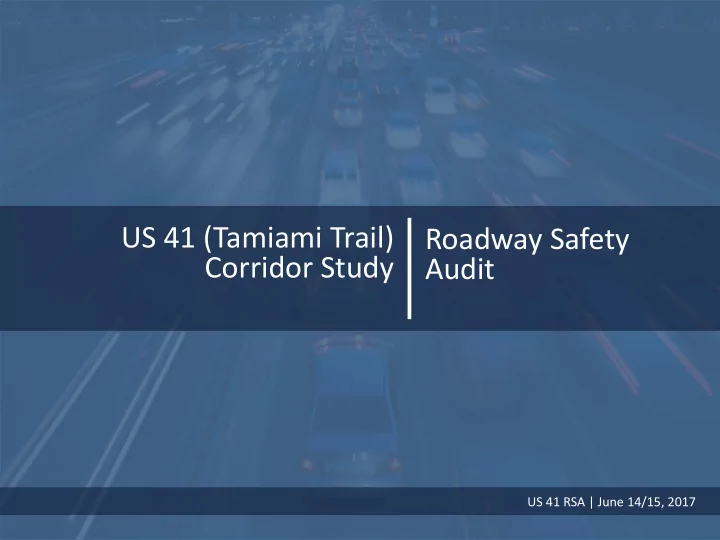 roadway safety