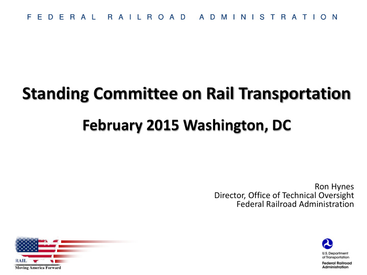 standing committee on rail transportation