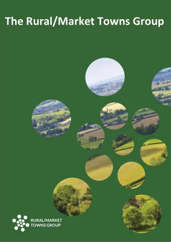 The Rural/Market Towns Group  RURAL/MARKET  TOWNS GROUP A RURAL/MARKET TOWNS GROUP- A FORMAL INVITE