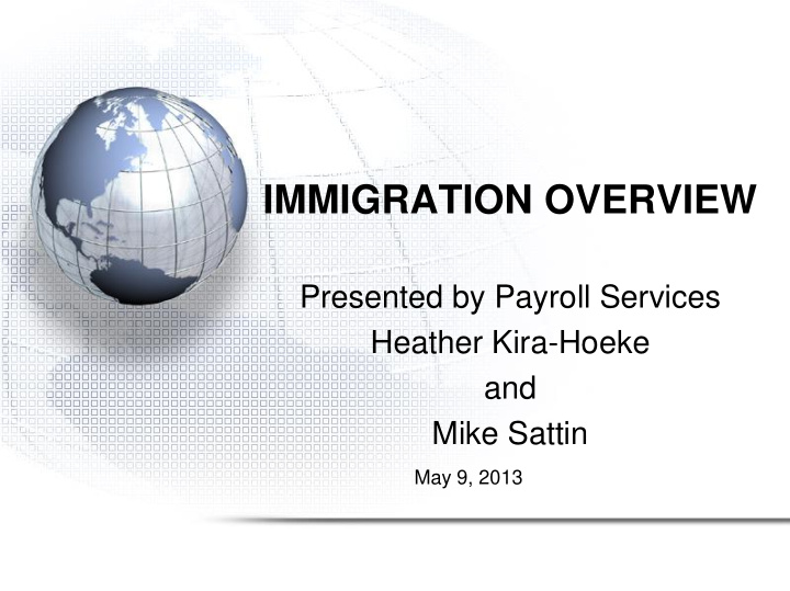 immigration overview