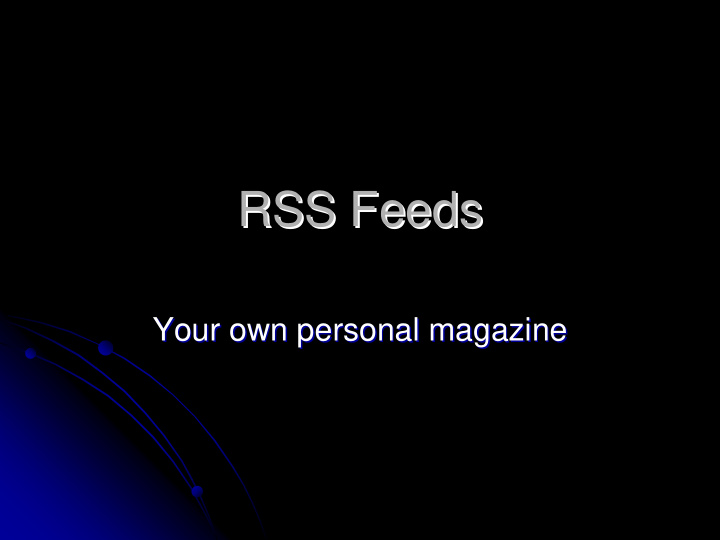 rss feeds rss feeds