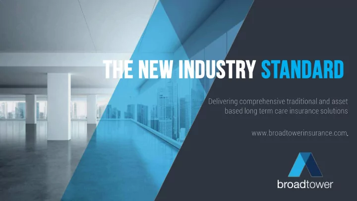 the he ne new indust industry stan andard ard elev
