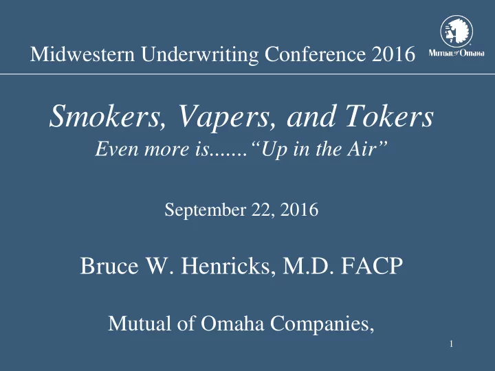 smokers vapers and tokers