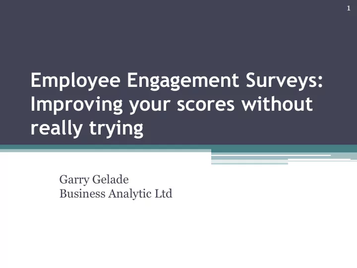 employee engagement surveys