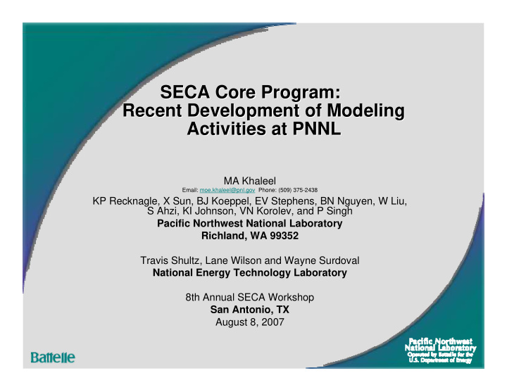 seca core program seca core program seca core program