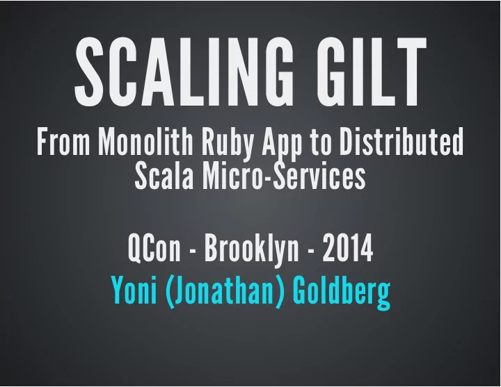 scaling gilt
