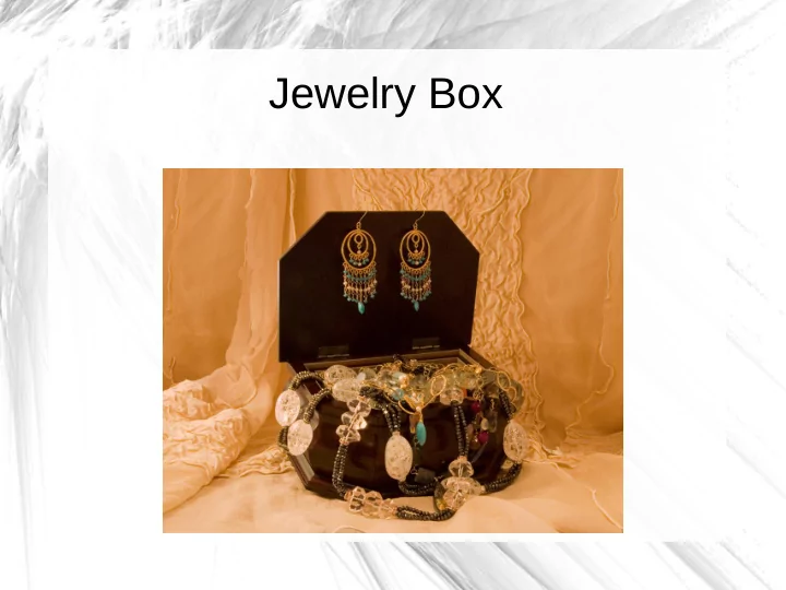 jewelry box
