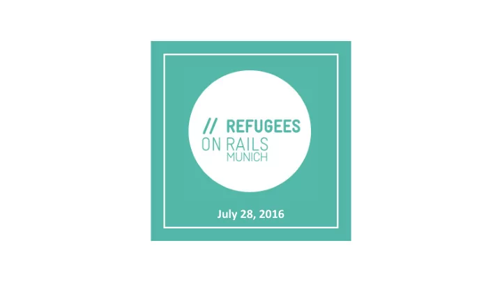 july 28 2016 agenda