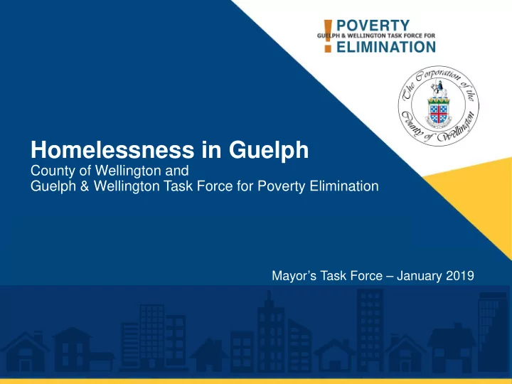 homelessness in guelph