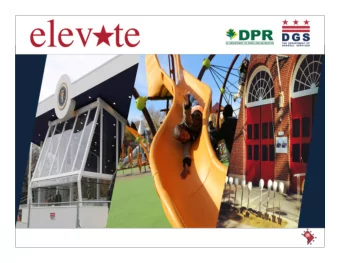 KALORAMA PARK PLAYGROUND IMPROVEMENT PROJECT Community Meeting December 17 th , 2014 Guidelines for