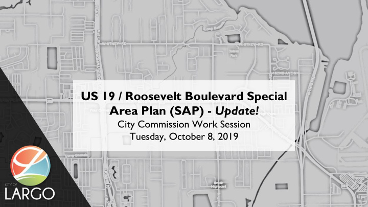us 19 roosevelt boulevard special area plan sap update