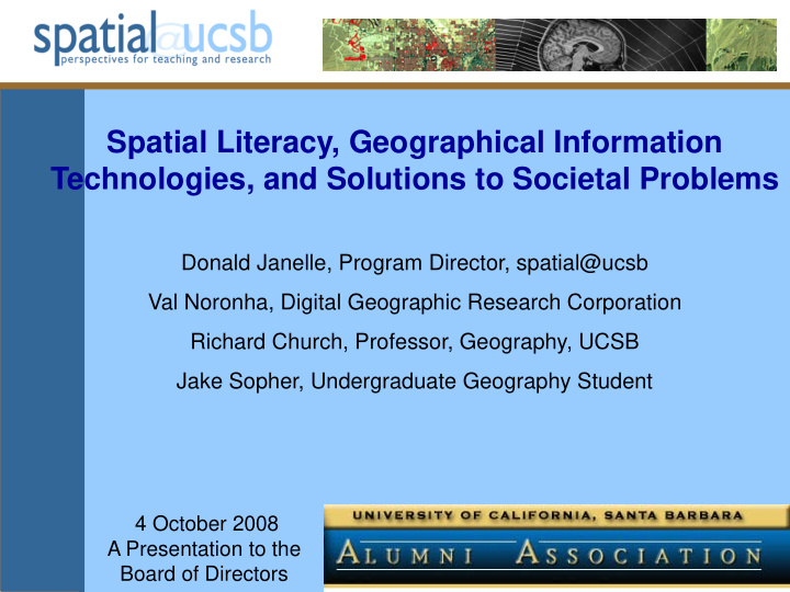spatial literacy geographical information technologies