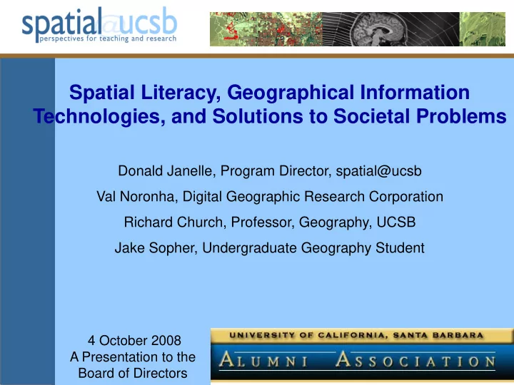 spatial literacy geographical information technologies