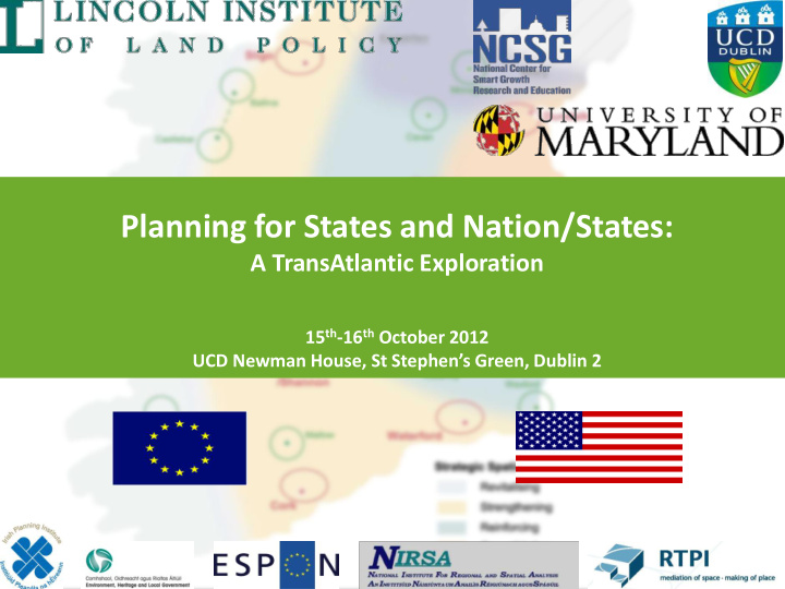 planning for states and nation states