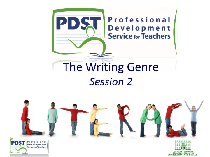 the writing genre