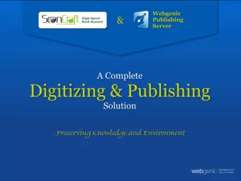 Agenda  Vision  Digitizing &amp; Publishing Solution Overview  Introduction to