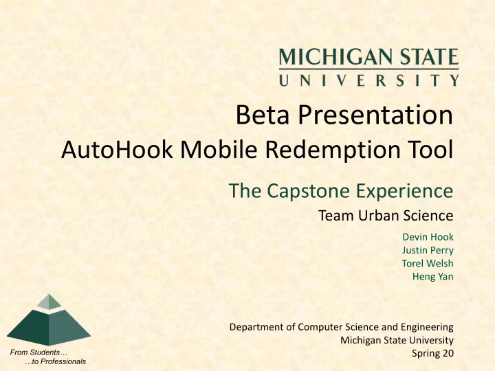 beta presentation
