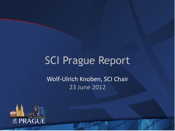 sci prague report