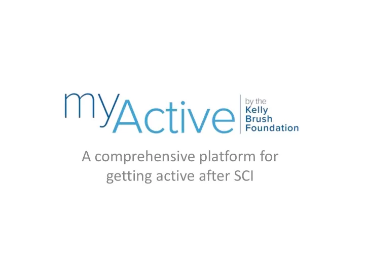 getting active after sci traditional email interaction