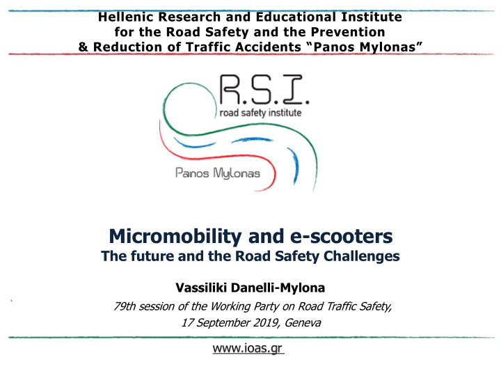 micromobility and e scooters