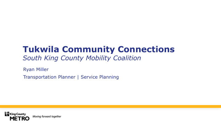 tukwila community connections