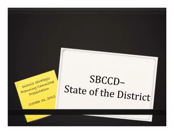 SBCCD Current Organization B OARD OF T RUSTEES  Chancellor Bruce Baron  Support Services  District
