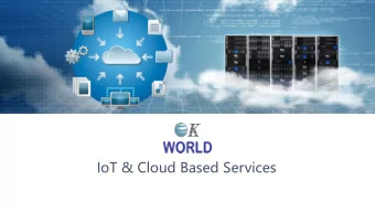 IoT &amp; Cloud Based Services  OK World  Cloud Services  Push To Talk  Smart Device  Platform