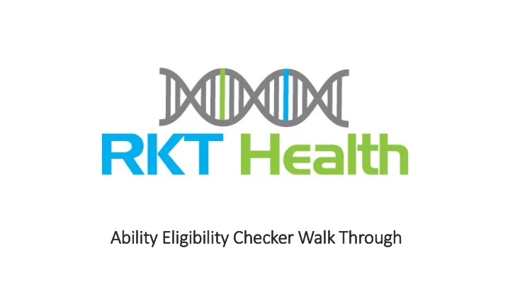abi bility eligibility c chec hecker er w walk t thr
