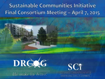 Support for multijurisdictional planning efforts that  integrate:  Housing  Land use