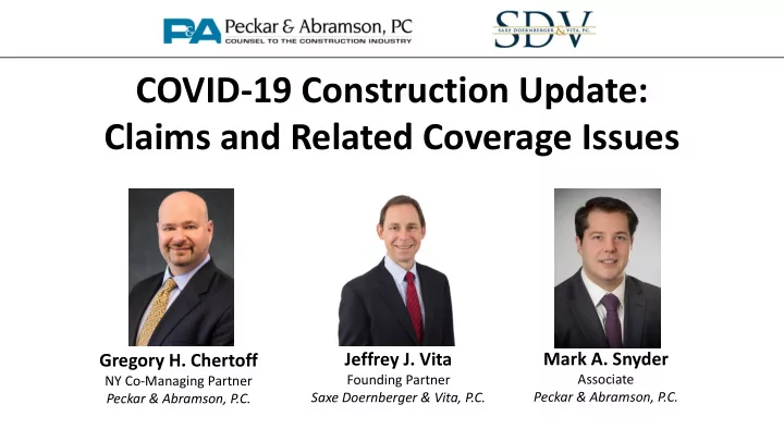 covid 19 construction update