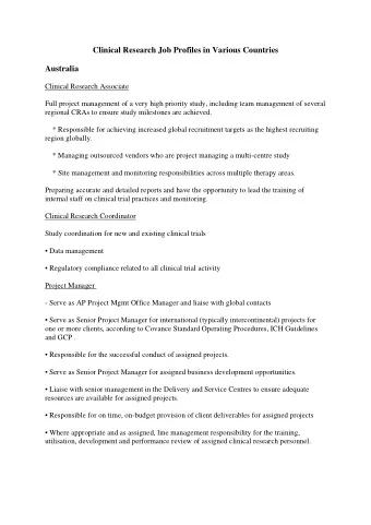 Register/randomize new patients. .   Familiarity with requirements of regulatory codes (FDA,