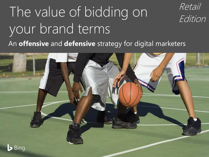 the value of bidding on