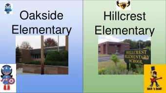 Elementary  Elementary  Superh  ero  image  Hillcrest Elementary School  Oakside Elementary School