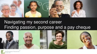 Navigating my second career  Finding passion, purpose and a pay cheque  Technology  Medical science