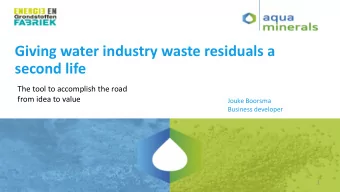 second life  The tool to accomplish the road  from idea to value  Jouke Boorsma  Business developer