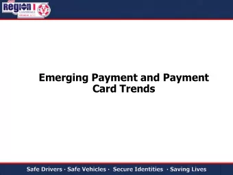 Card Trends  Technical and operational requirements set by the PCI Security Standards  Council (PCI