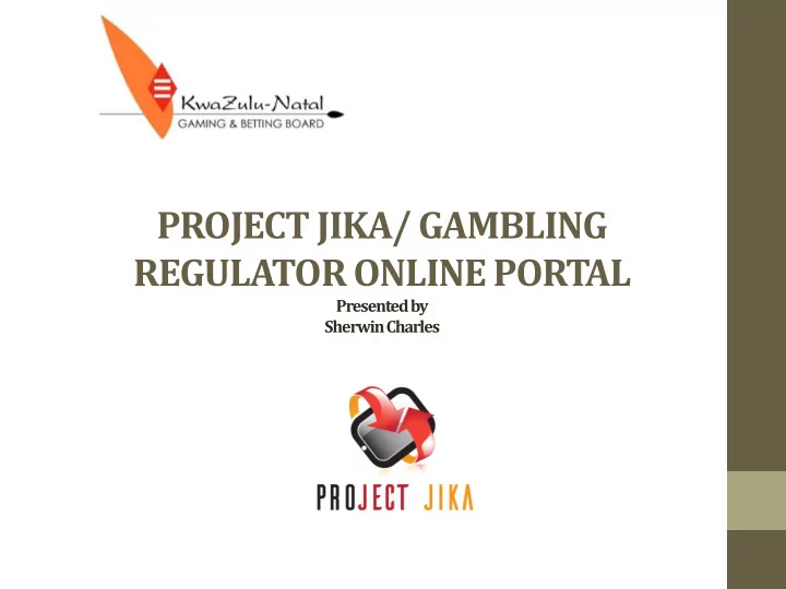 regulator online portal