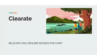 Clearate  RELEVANT AND GENUINE RATINGS FOR CAMP  Issues with Modern camp reviews  Simply