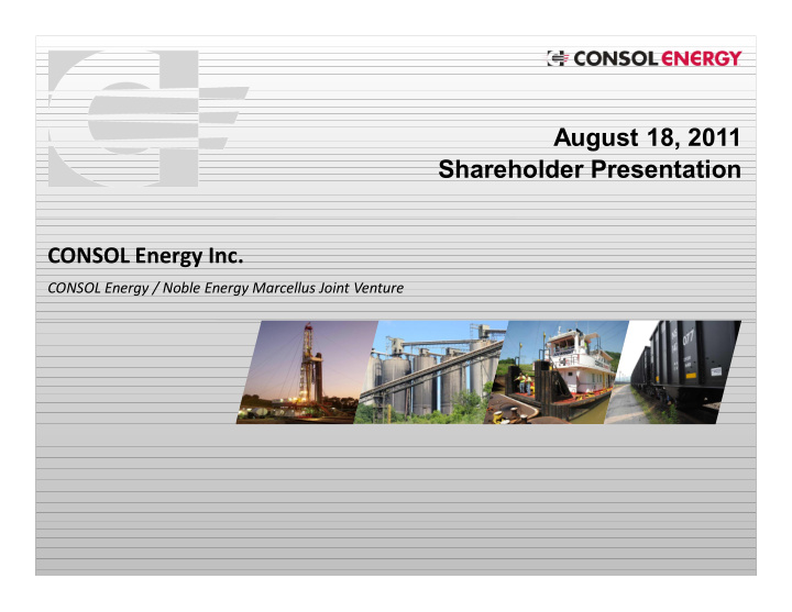 august 18 2011 shareholder presentation