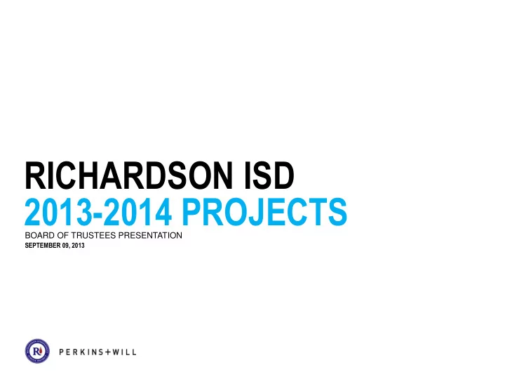richardson isd