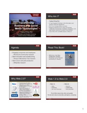 Transforming &gt; 4 th year Assistant Professor in the Information and  Decision Sciences