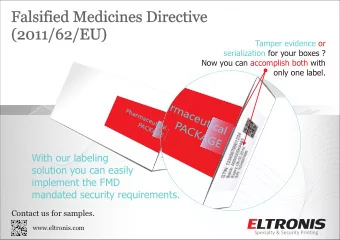 P  P  h  h  a  a  r  r  m  m  Pharmaceutical  a  a  c  c  e  e  u  u  t  t  PACKAGE  i  i  P  P  c