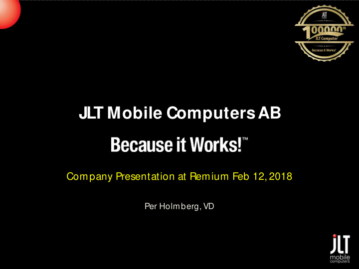 jl t mobile computers ab