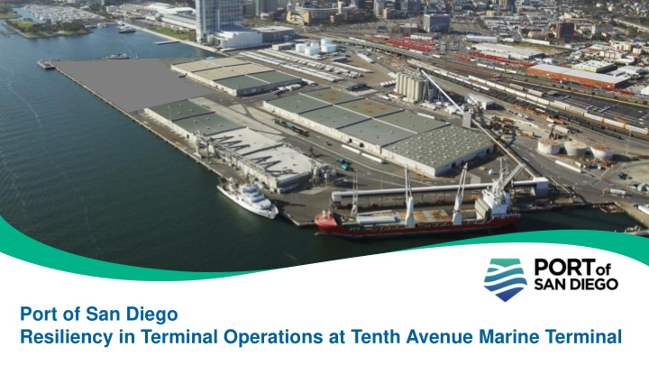 resiliency in terminal operations at tenth avenue marine