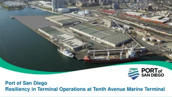 Resiliency in Terminal Operations at Tenth Avenue Marine Terminal  The Port Act and Tidelands